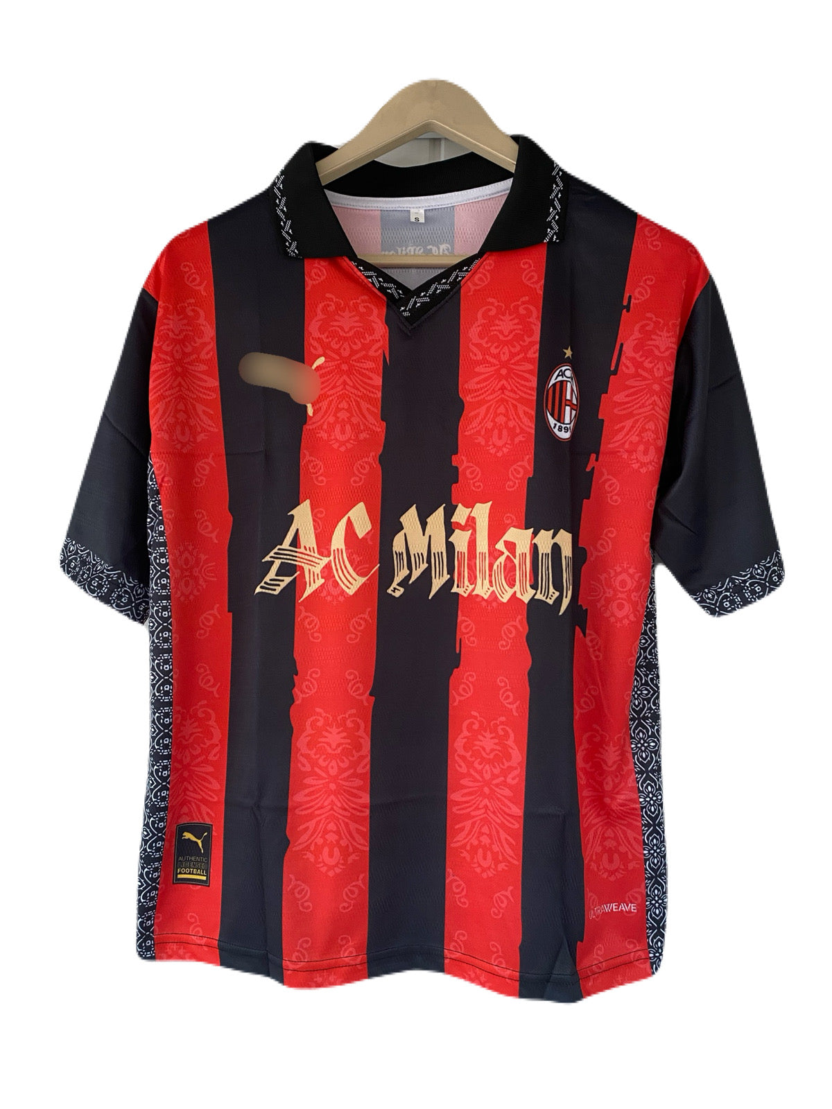 Maldini Ac milan Five sleeve Collar Sublimation jersey- P2217