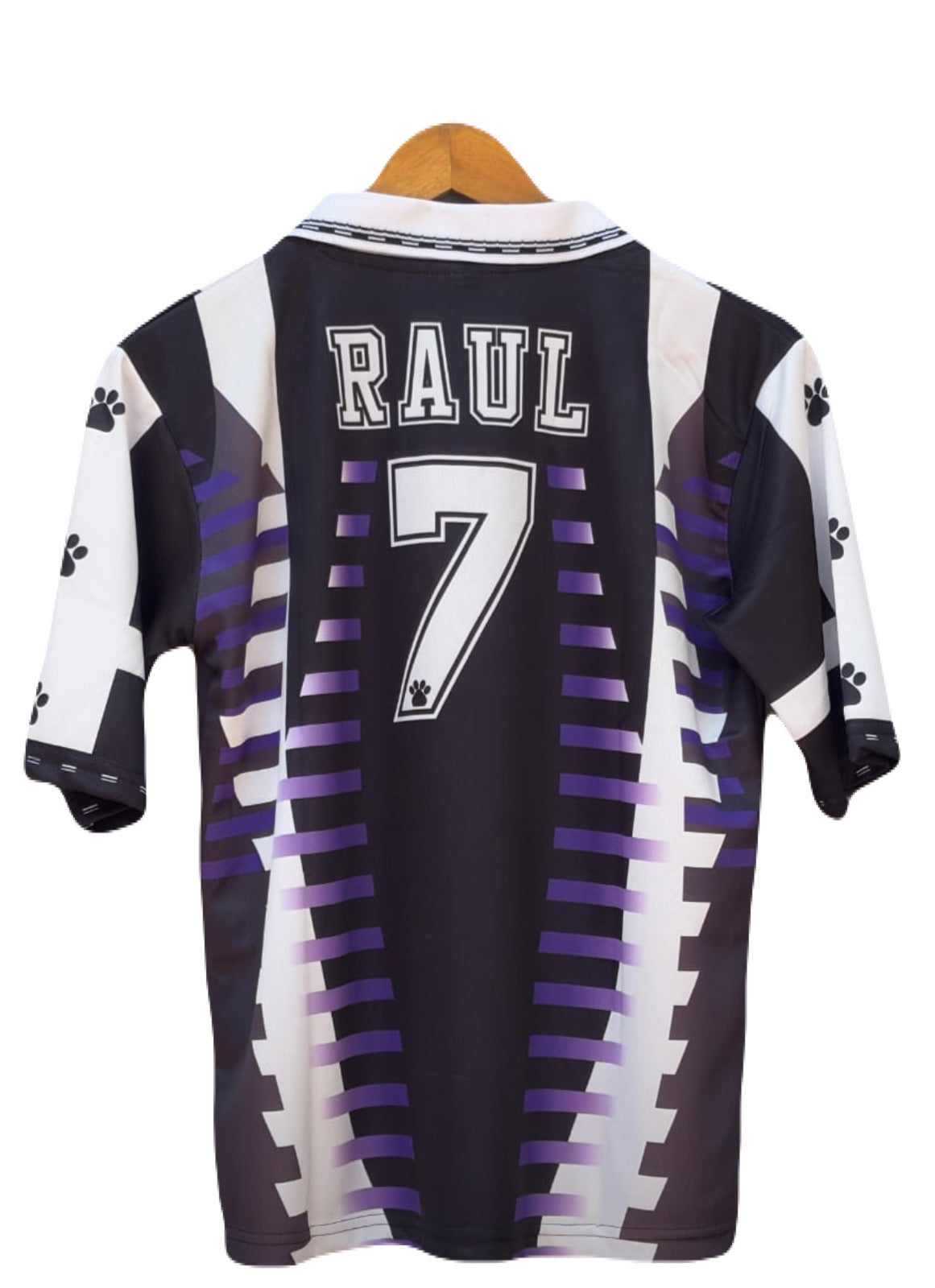 1997/98 Real madrid third kit five sleeve Raul premium quality - P837 bmg store
