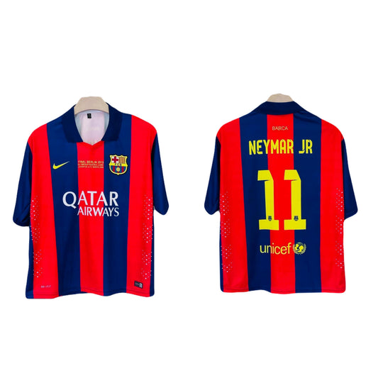 Barcelona Neymar 2015 Final Edition  Five sleeve Collar sublimation - P1646