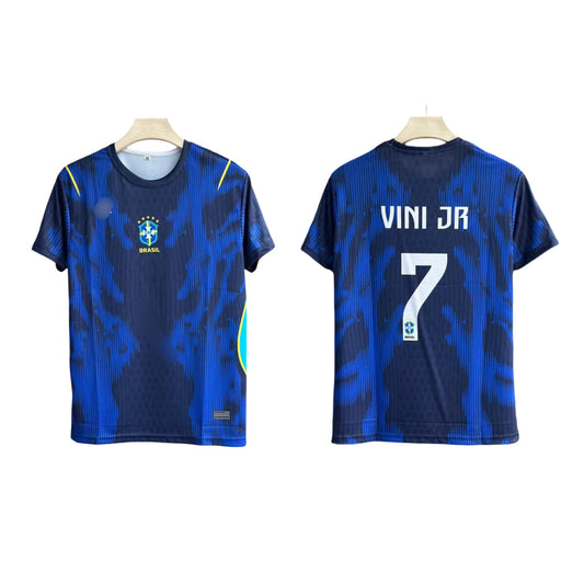 Vinicius Brazil 2026 World Cup Away kit  Half Sleeve Sublimation -