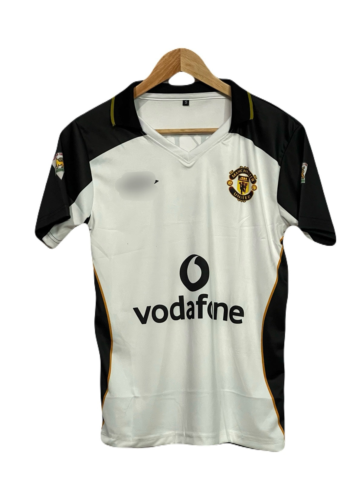 United vintage beckham yellow white jersey P8 - bmg store