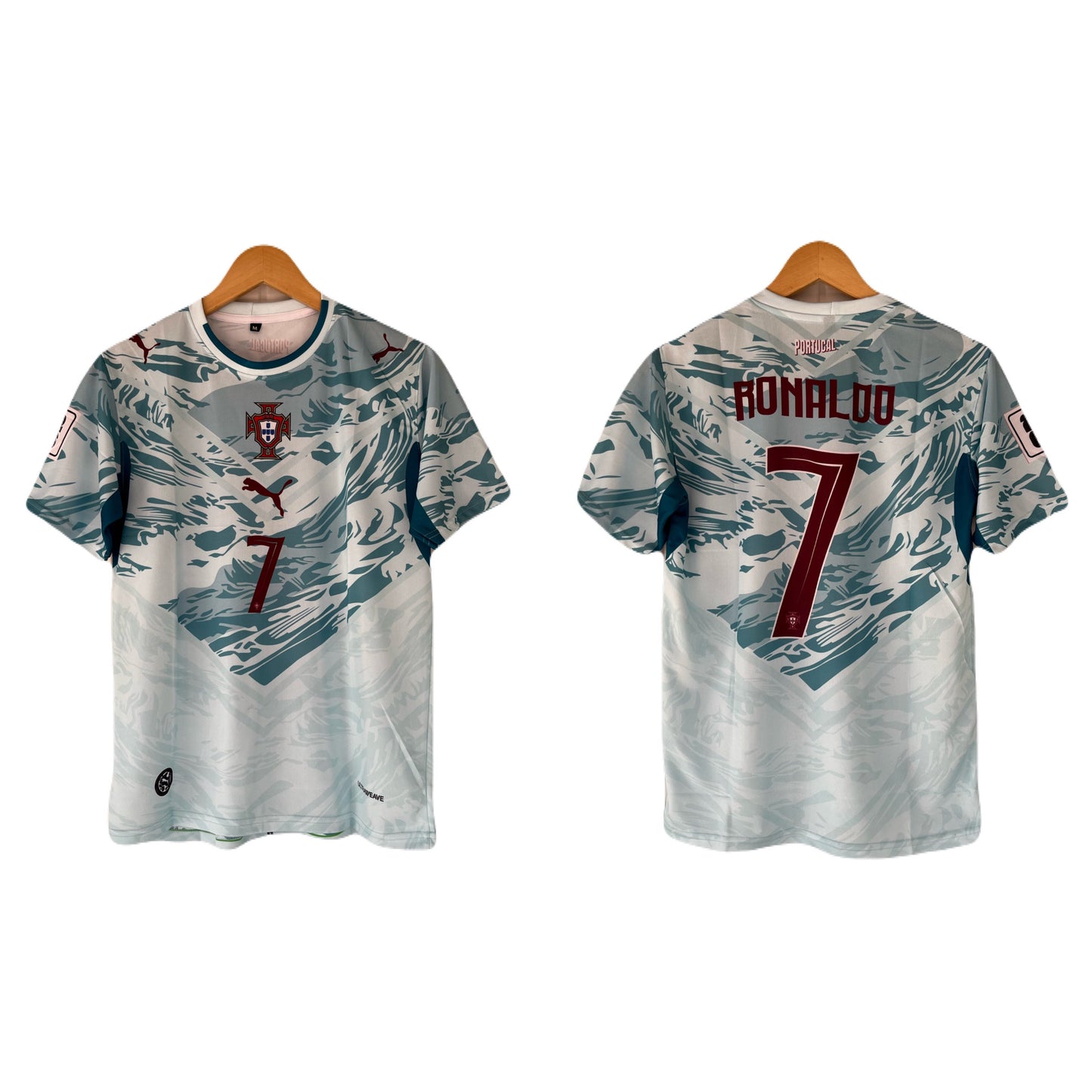 Portugal 2026 World Cup Away ronaldo Half Sleeve Sublimation Jersey - P1488