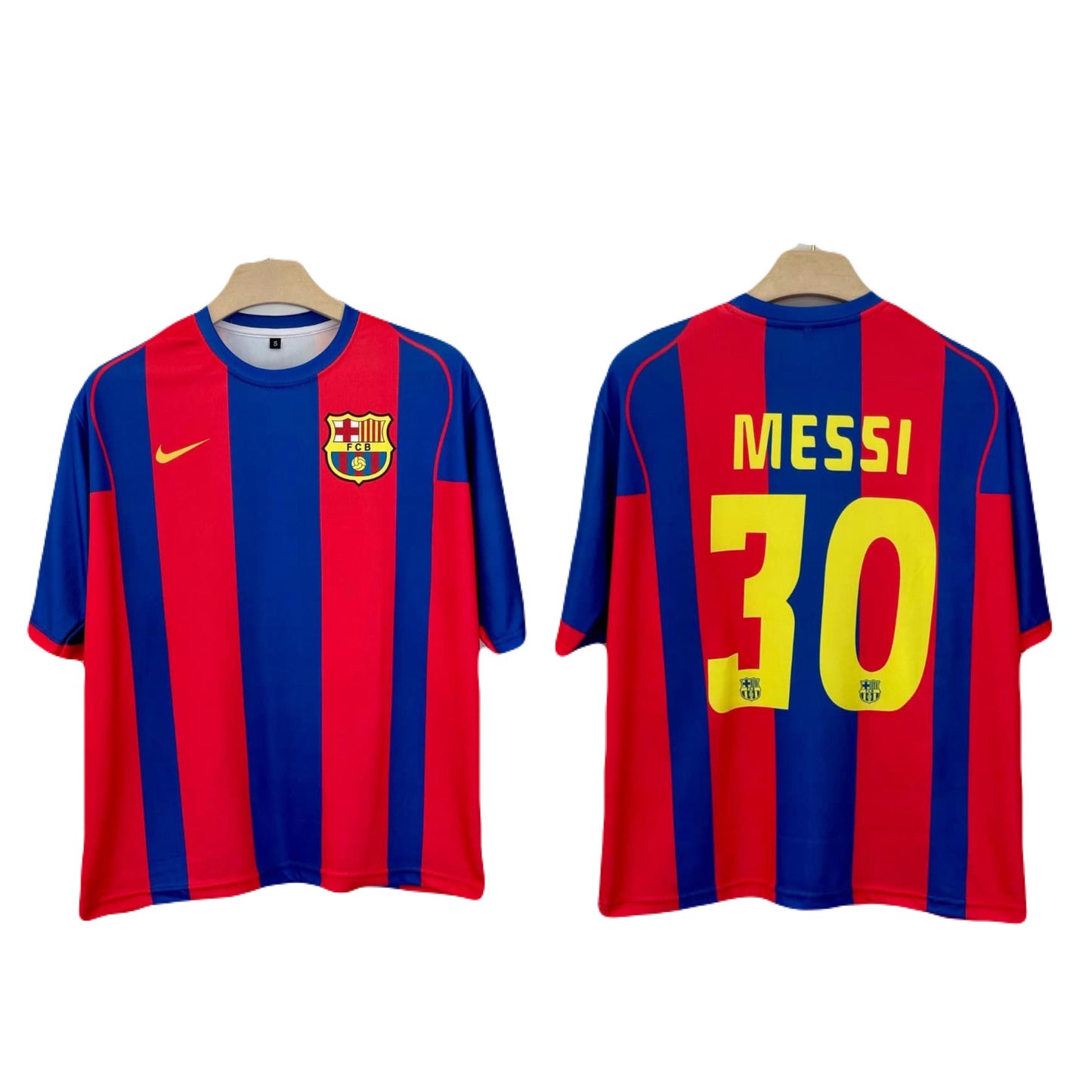 Fc Barcelona 2004-05 Home kit Messi Five sleeve - P832 bmg store