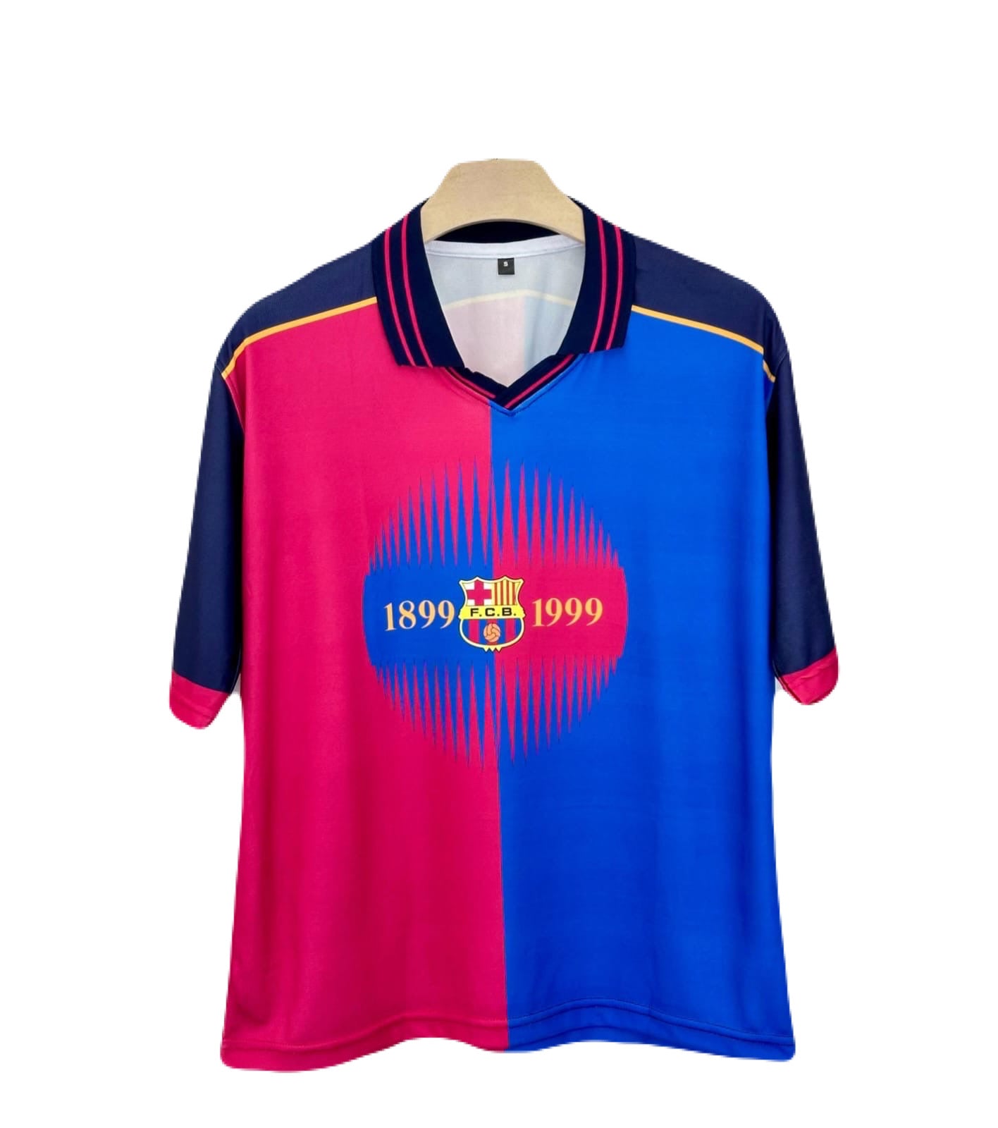 Barcelona vintage 1999-2000 Home kit Kluivert - P767 bmg store