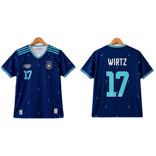 Wirtz Germany 2026 World Cup Away Half Sleeve Embroidery Jersey -