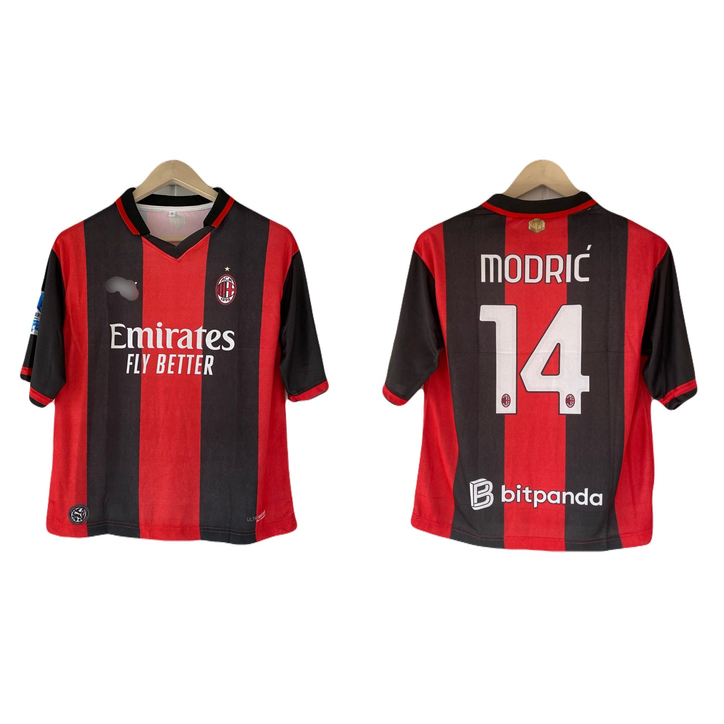 Modric Ac milan Five sleeve Collar Sublimation jersey- P2234