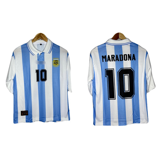 Argentina 1994 Home Kit Maradona Five Sleeve - bmg store