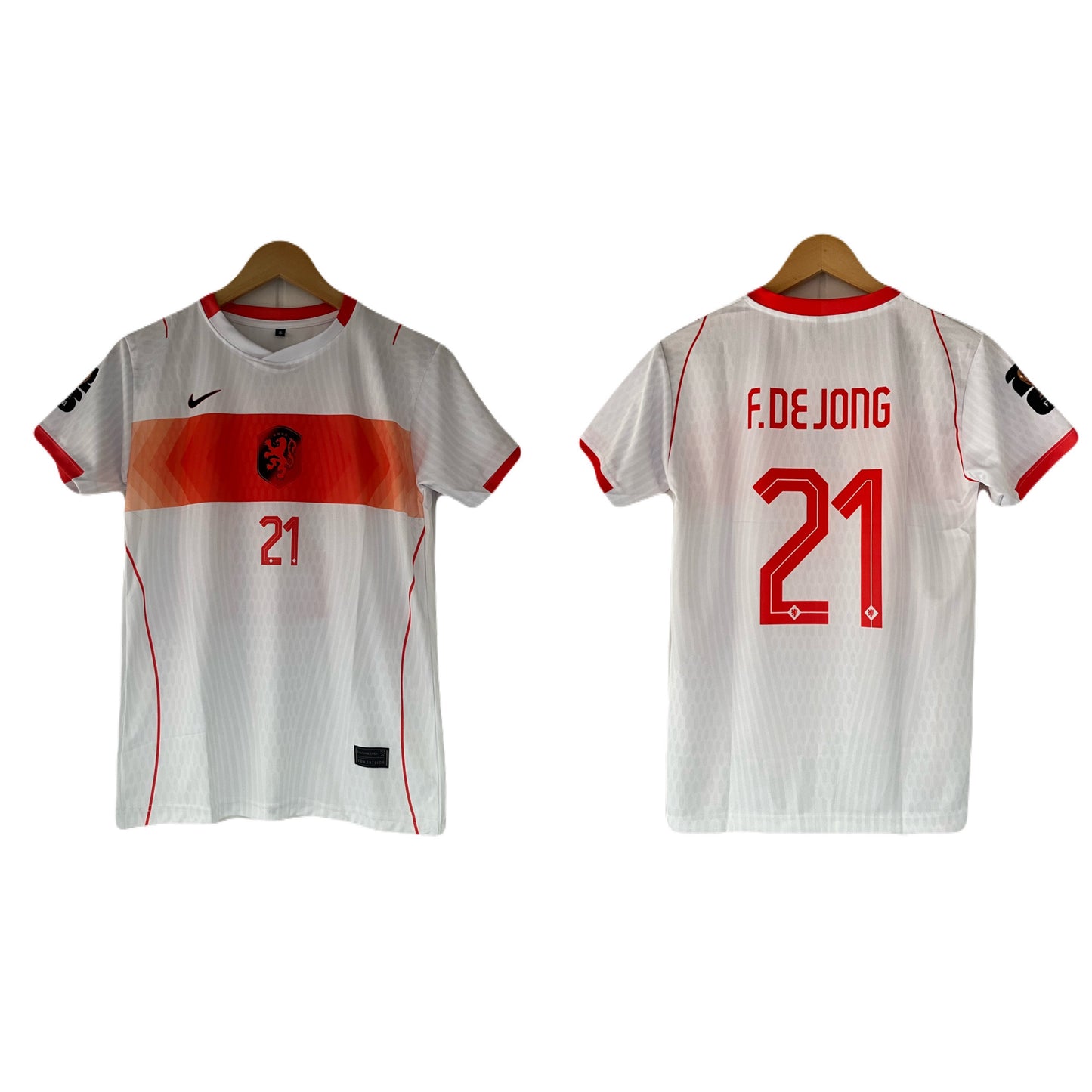 Netherland 2026 world cup away jersey de jong half sleeve sublimation - P1547