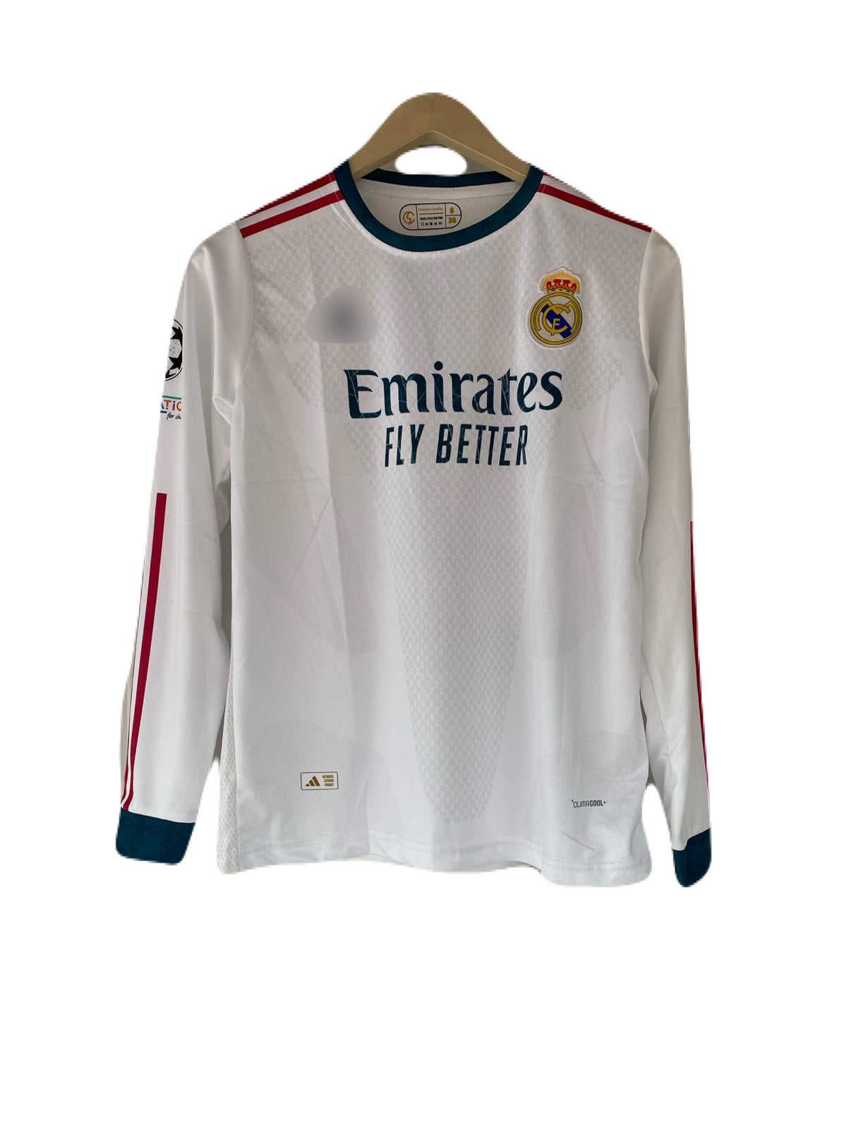 Mbappe Real madrid new seasons home kit full sleeve embroidery -P2245