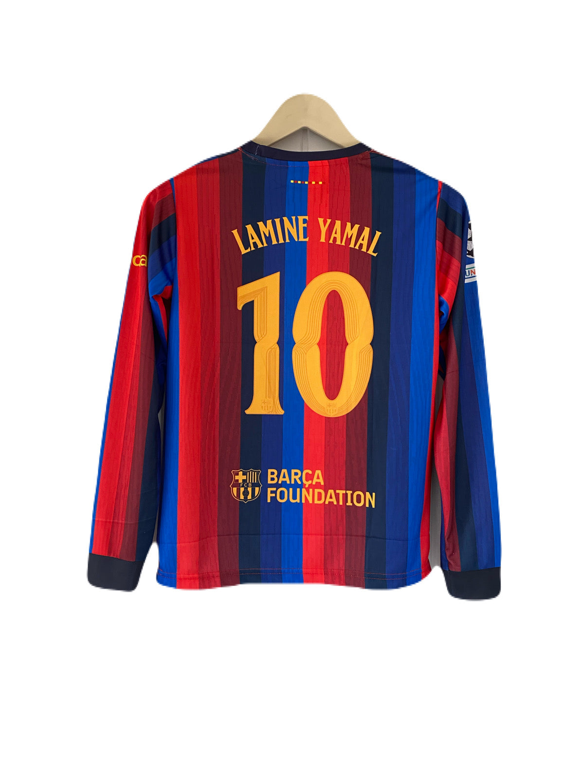 Yamal Barcelona 2026-27 home kit full sleeve embroidery -P2348