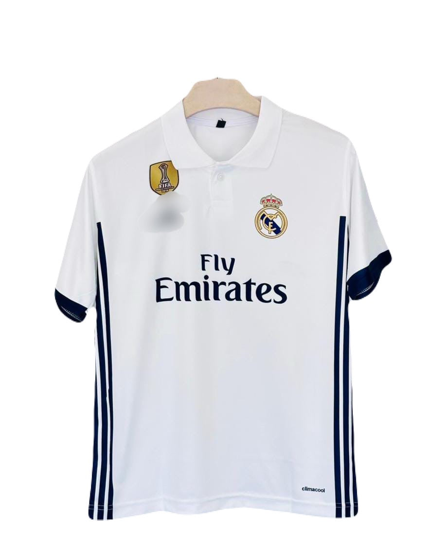 Real madrid 2016-17 Ronaldo Home  Half collar Sleeve Sublimation - P1459