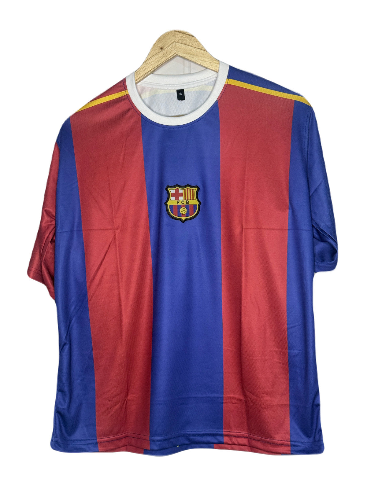 Fc Barcelona 2004-05 Home Kit Ronaldinho Five Sleeve - P464 bmg store