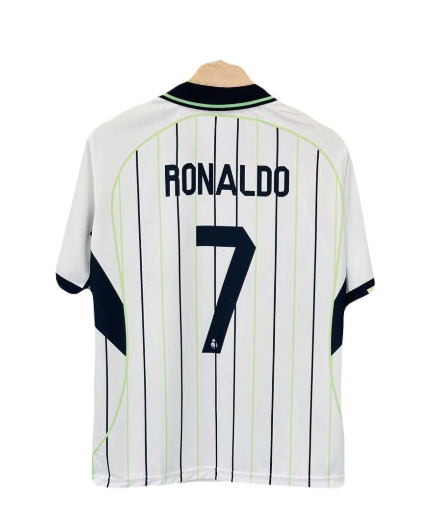 Real madrid Ronaldo Five sleeve Collar jersey -