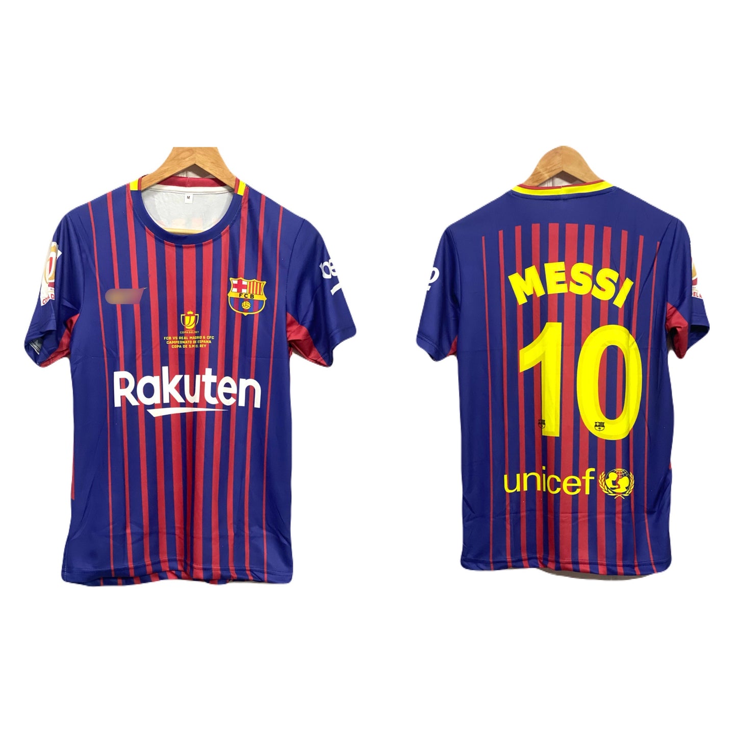 Barcelona 2018 copadelray final edition jersey messi Half sleeve  - P629 bmg store