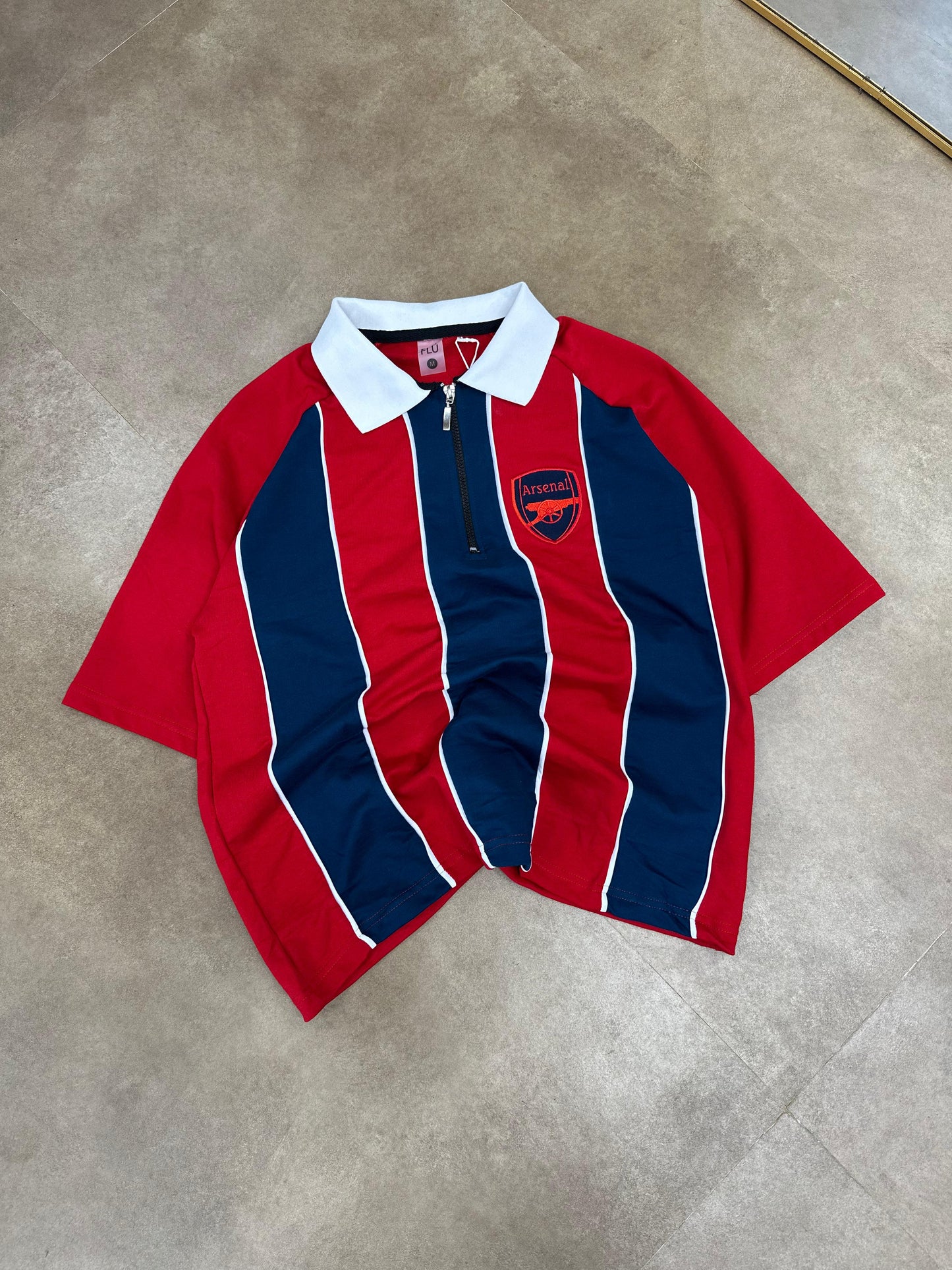 Arsenal polo T-shirt zip Collar premium - bmg store