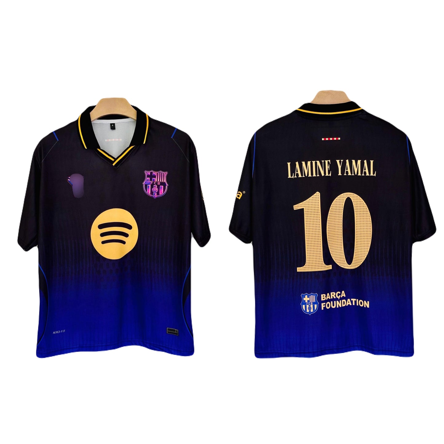 Yamal Barcelona 2026-27 Away  Five sleeve Collar Sublimation - P2457 | BMG STORE