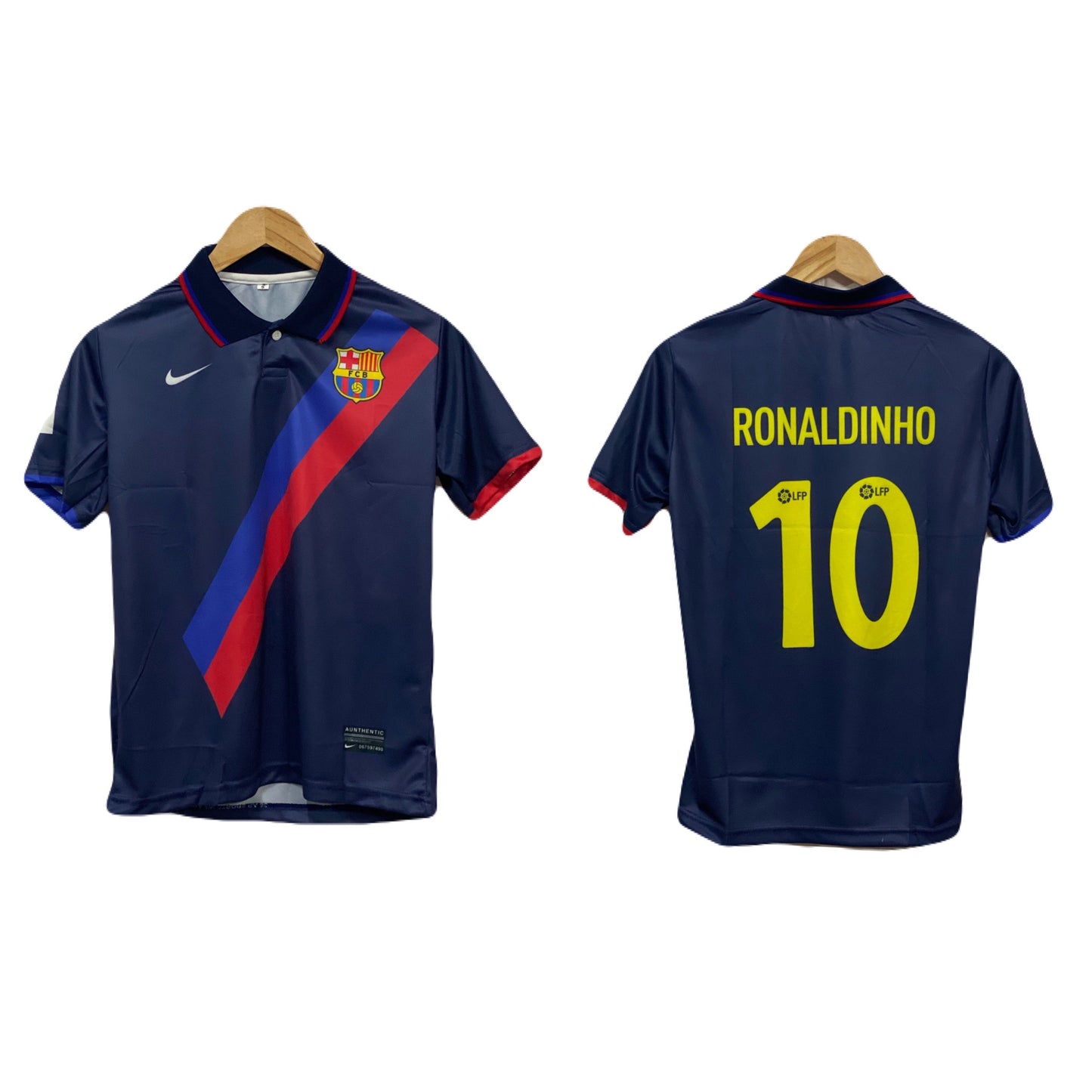 Fc Barcelona 2002-03 Away kit Ronaldinho Half sleeve P518 - bmg store