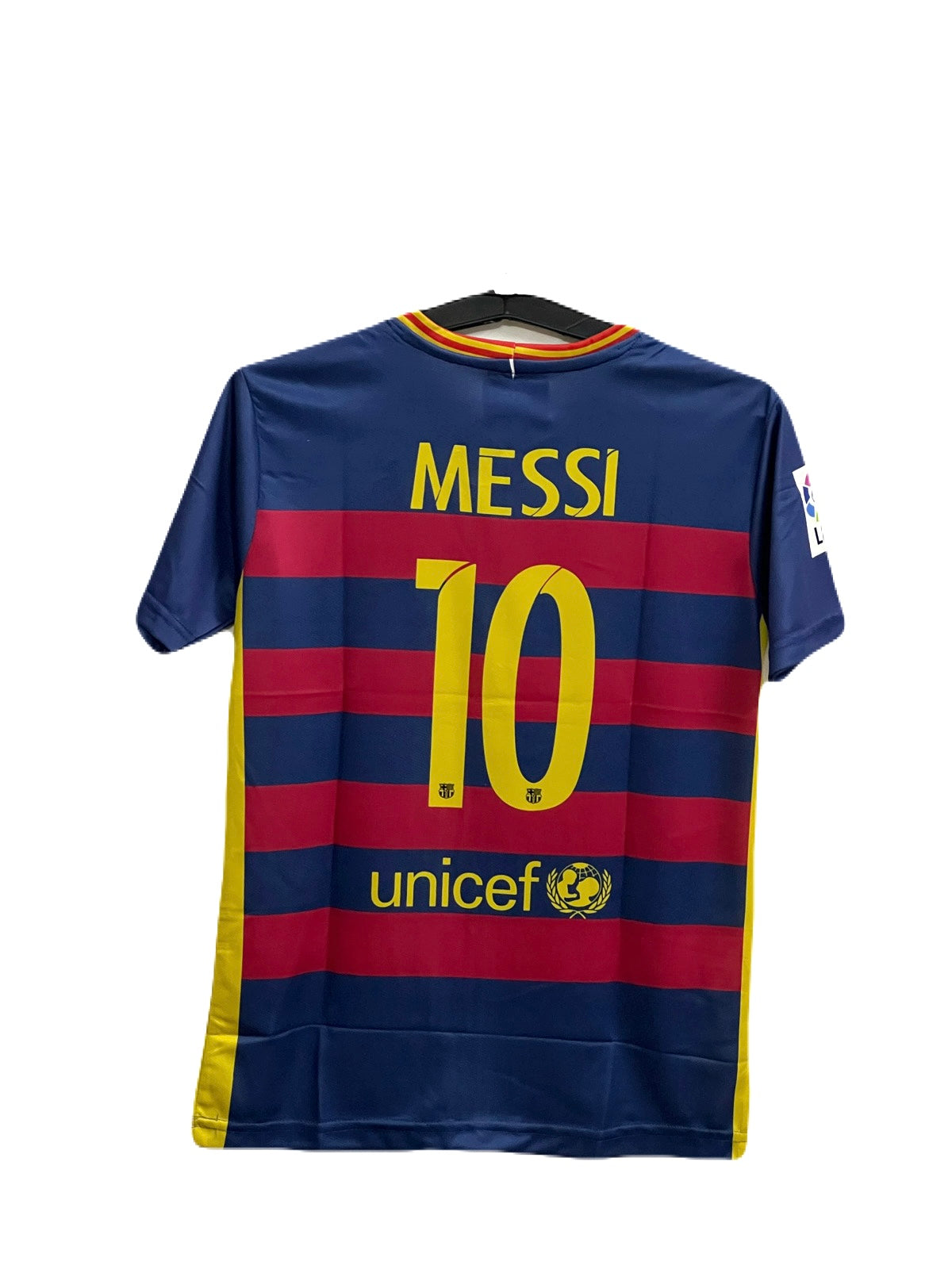 Fc barcelona 2015/16 messi half sleeve embroidery- P267  bmg store