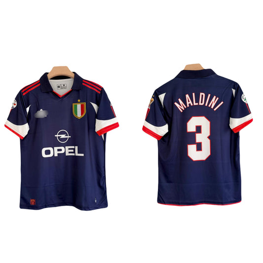Italy 2006 maldini away jersey Half sleeve collar Embroidery -P1663