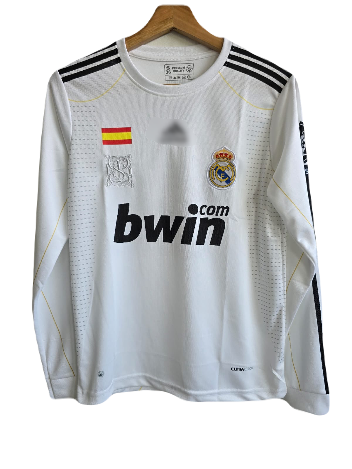 Realmadrid 2009/10 home jersey full sleeve ronaldo  - P807 bmg store