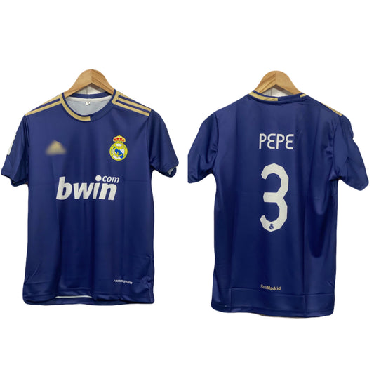 Real Madrid 2007-08 Away kit pepe Half sleeve - P652 bmg store