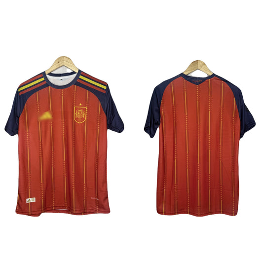 Spain 2026 World Cup Home Kit Plain Half Sleeve - bmg store