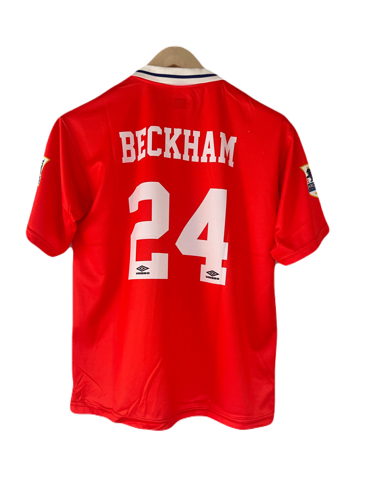 Manchester United 1994-96  Beckham Fivesleeve Embroidery -  P1405