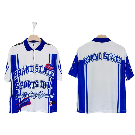 Brand State Sports polo Jersey Five Sleeve- P1319