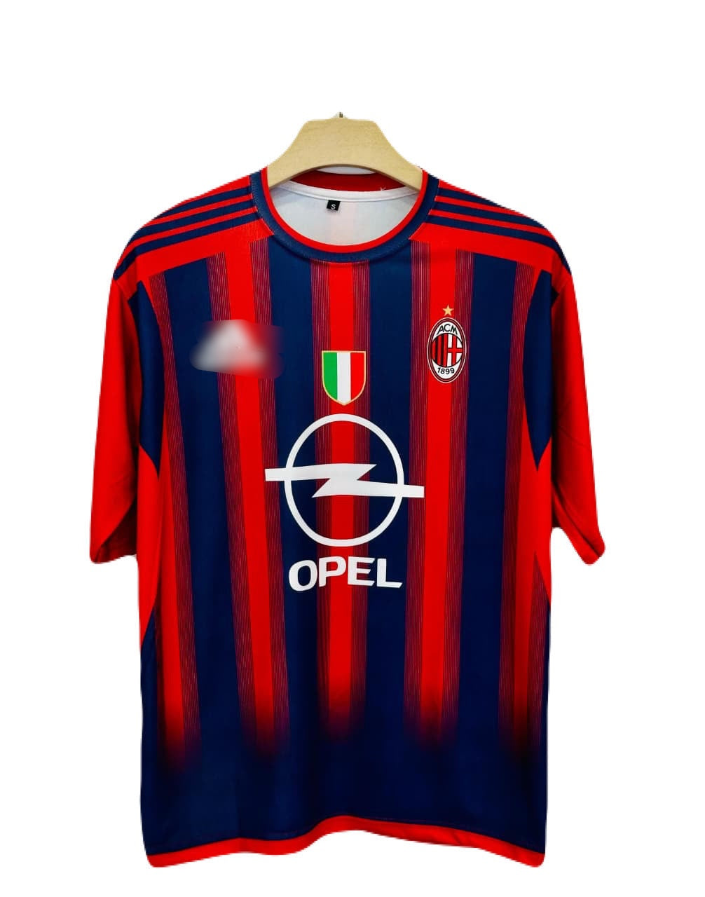 Ac Milan 2004/2005 Home kit Nesta Five sleeve round neck P80 - bmg store