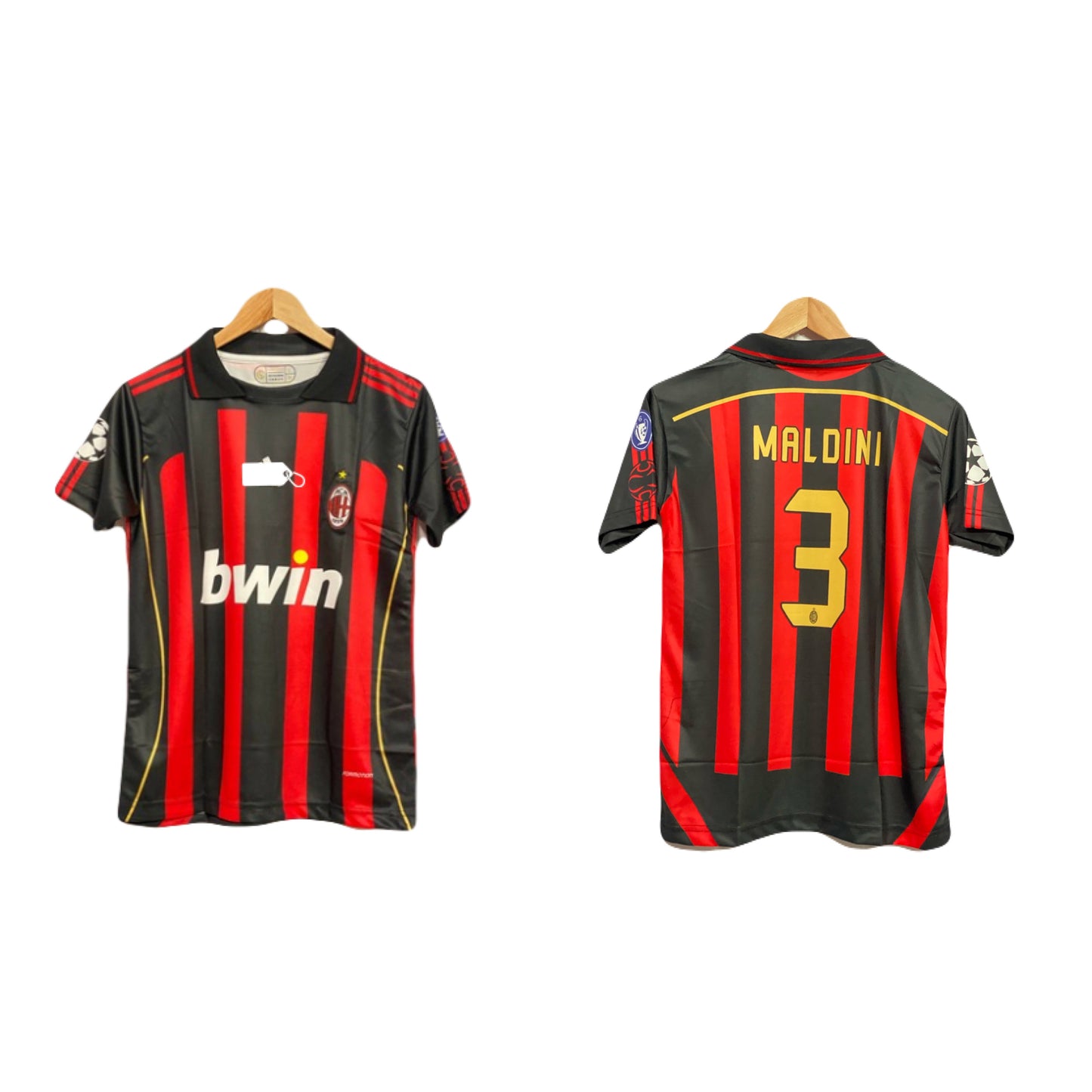 Ac milan maldini 2007 home embroidery - bmg store