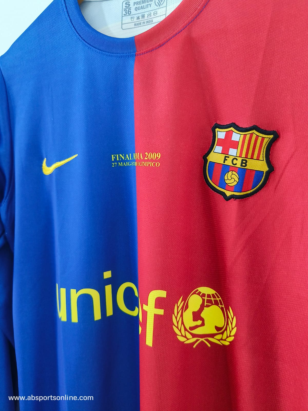Messi 2009 Barcelona full sleeve embroidery p47