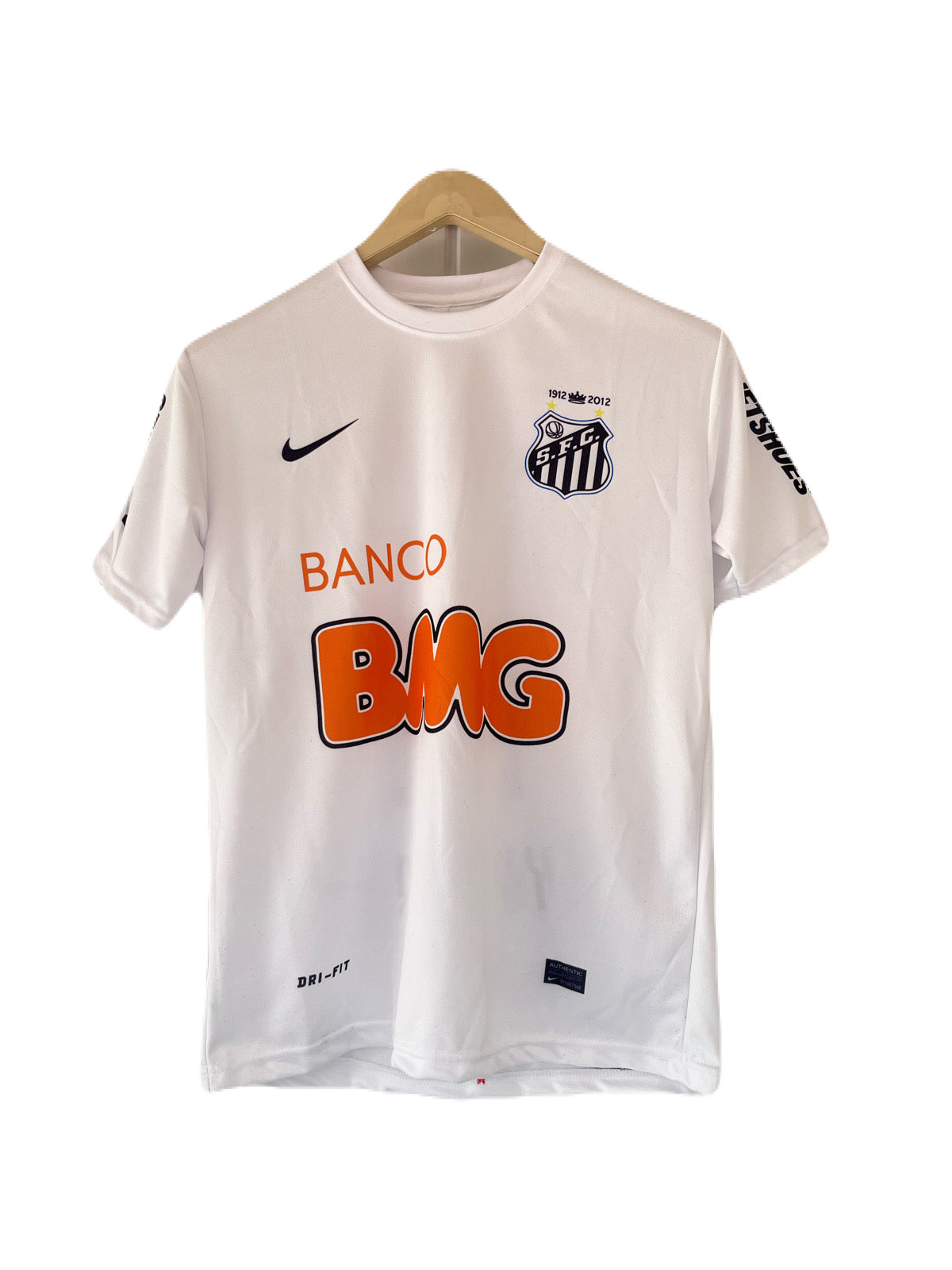 BEST RETRO JERSEY SANTOS NEYMAR WHITE HALF SLEEVE JERSEY P27