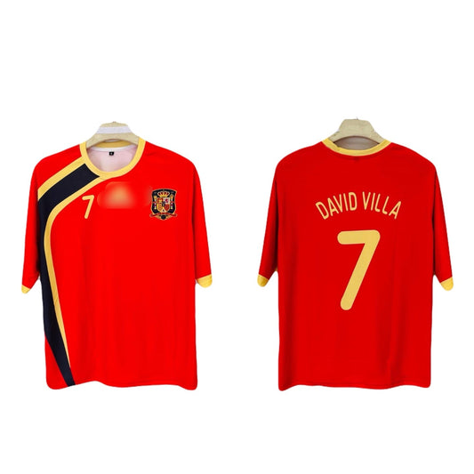 Spain 2009 home jersey david villa - bmg store