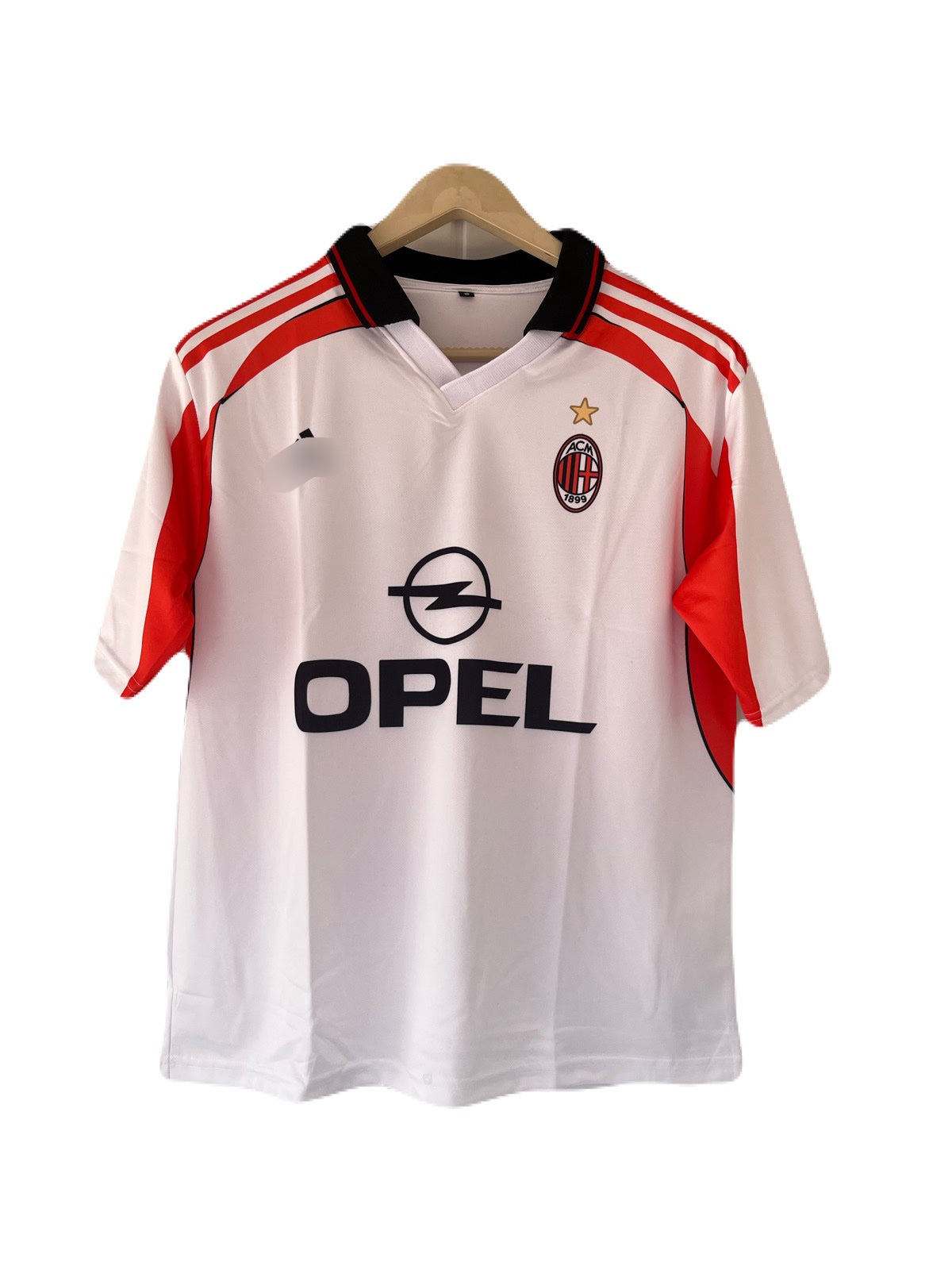 Ac milan 1997-98 maldini Away Five Sleeve  collar Sublimation Jersey - Ms Retro Store