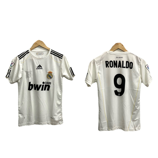 Real madrid 2009/10 Ronaldo number nine 9 rare jersey - P460 bmg store