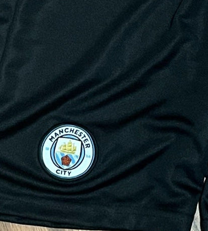 Manchester City home  shorts embroidery -