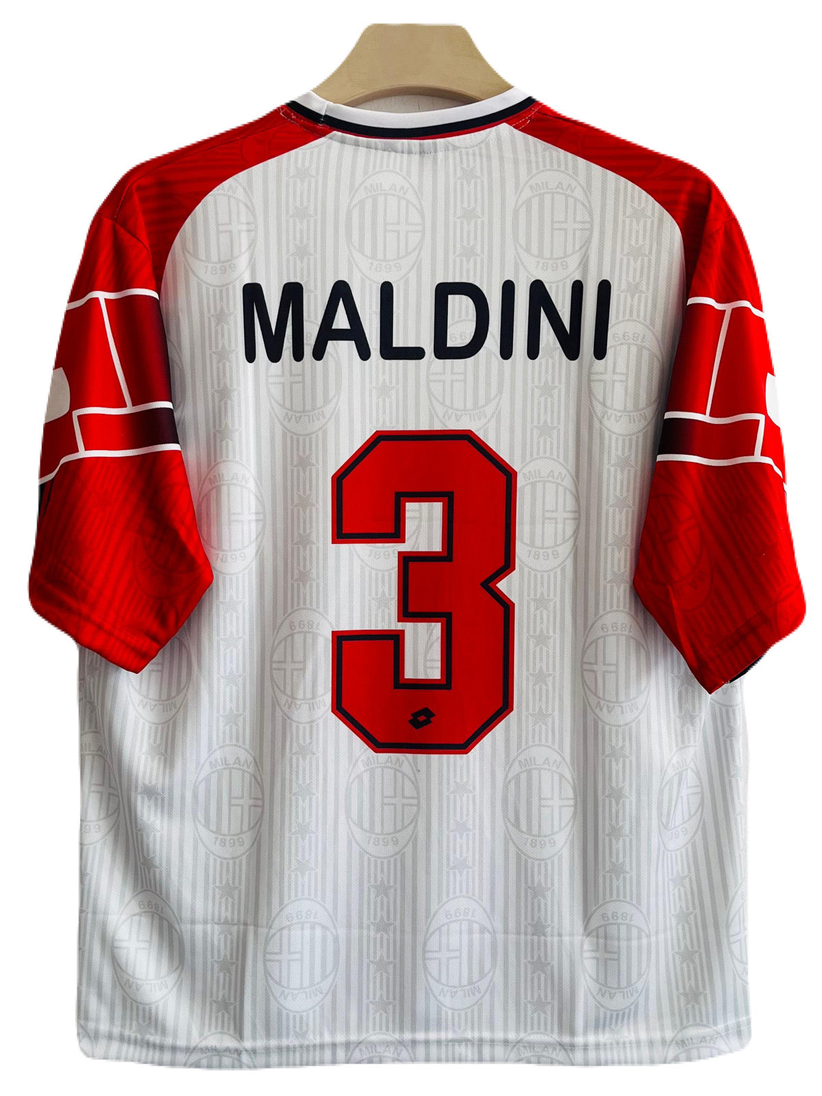 Ac milan 1997/98 away kit five sleeve - P195 bmg store