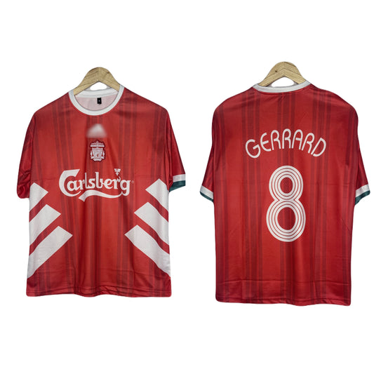 Liverpool Fc 1993-95 Home Kit Gerrard Five Sleeve - P465 bmg store