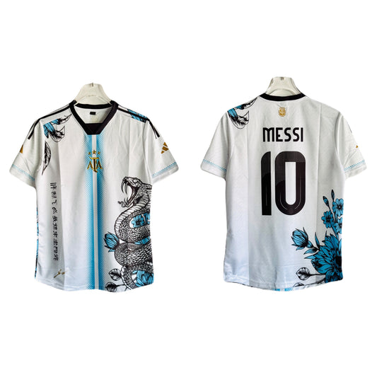 Messi Argentina Dragon Edition Half sleeve Embroidery - P2861 | BMG STORE