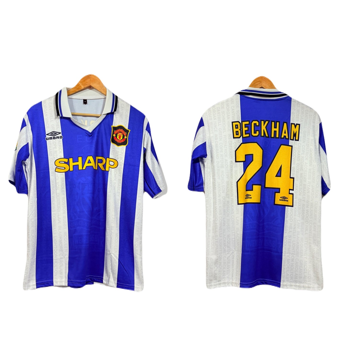 Manchester United 1994-96  Beckham Five Sleeve  - bmg store