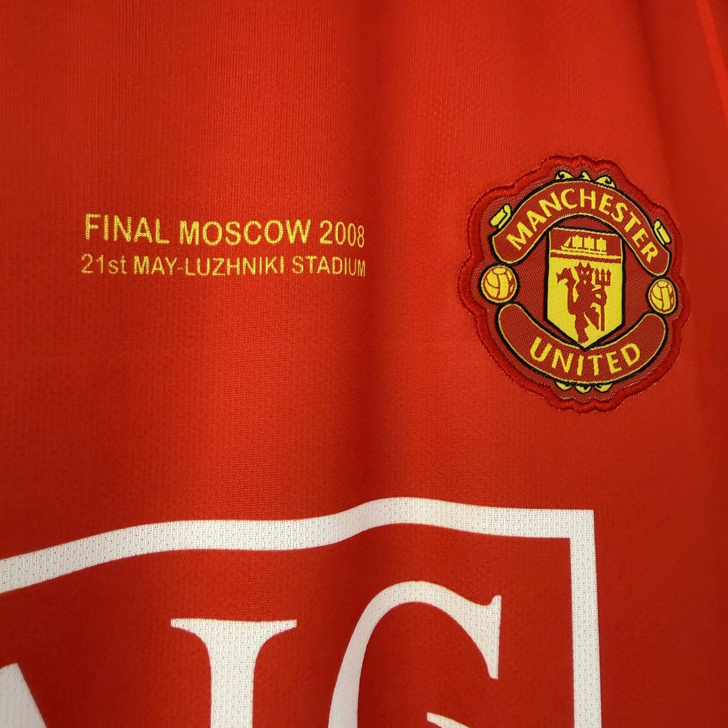 Ronaldo manchester united 2008 ucl final edition Half sleeve -