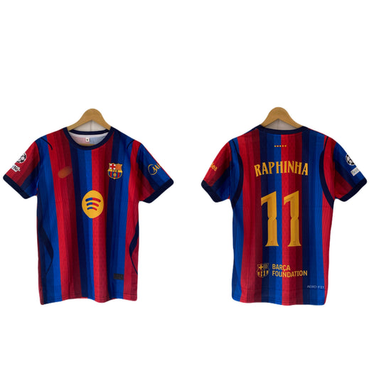 Raphinha Barcelona 2026-27 Home Kit Half Sleeve Sublimation- P2726 | BMG STORE