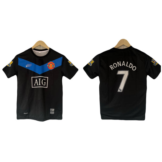Ronaldo Manchester United 2007 Away half Sleeve Jersey -