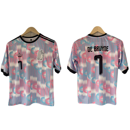 De bruyne belgium 2026 World cup away Five sleeve Embroidery Jersey - P2000