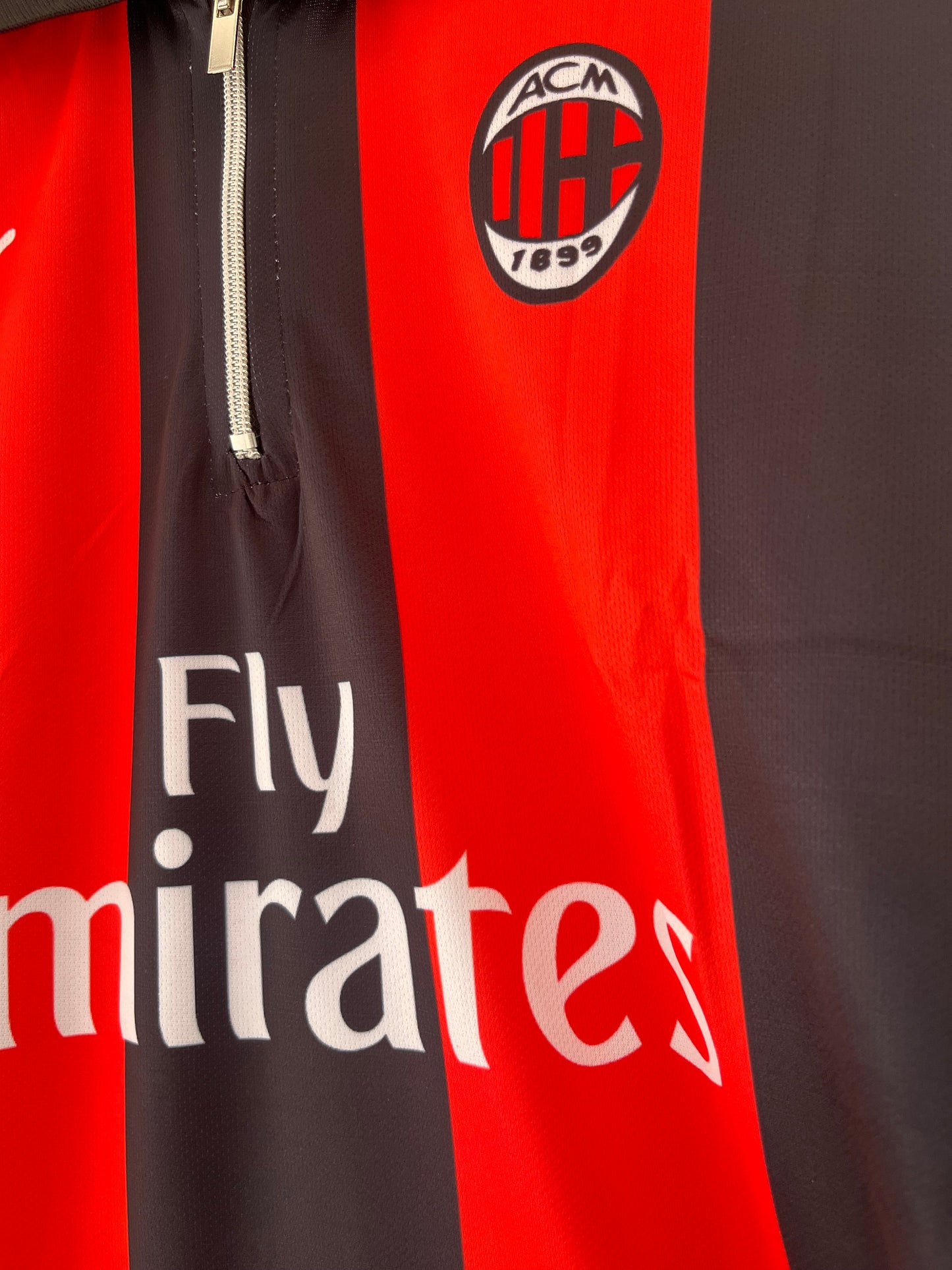 Ac milan special edition Five Sleeve zip collar Sublimation Jersey - Ms Retro Store