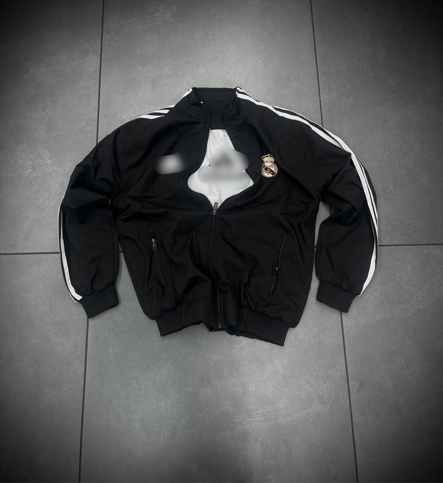 Real Madrid adidas track jacket full sleeve zip type - P1573