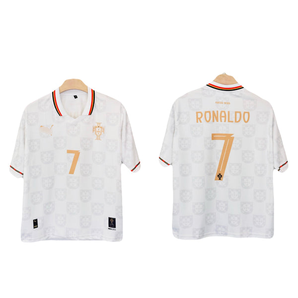 Ronaldo Portugal 2026 Five sleeve Collar sublimation -