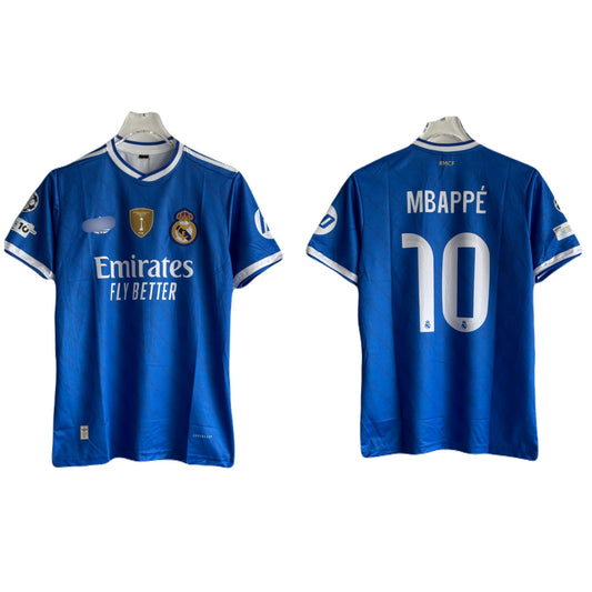 Mbappe Real Madrid 2025-26 Away Kit half sleeve jersey -