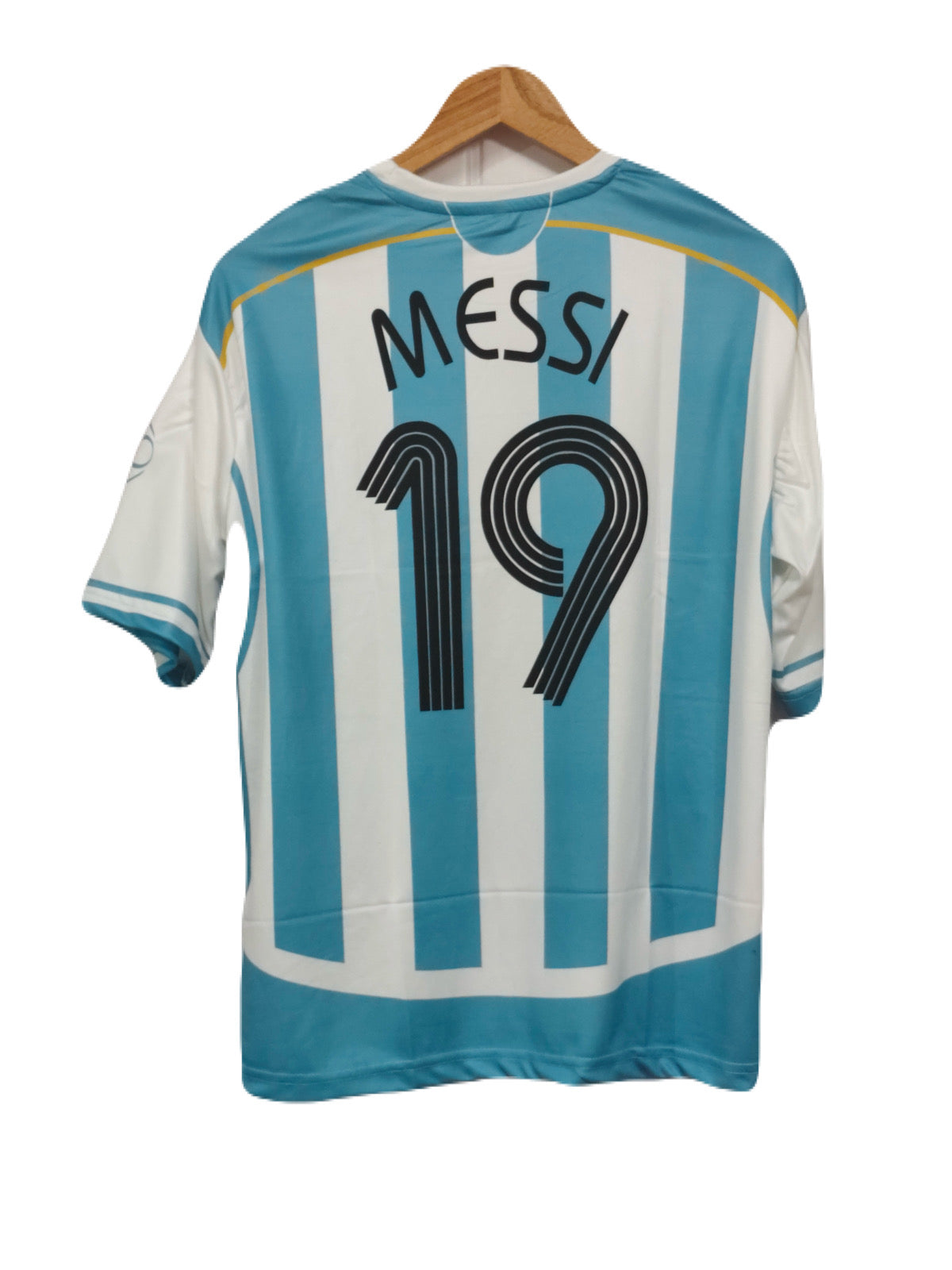 Argentina 2006 Home kit Embroidery Messi Five sleeve - P269 - bmg store