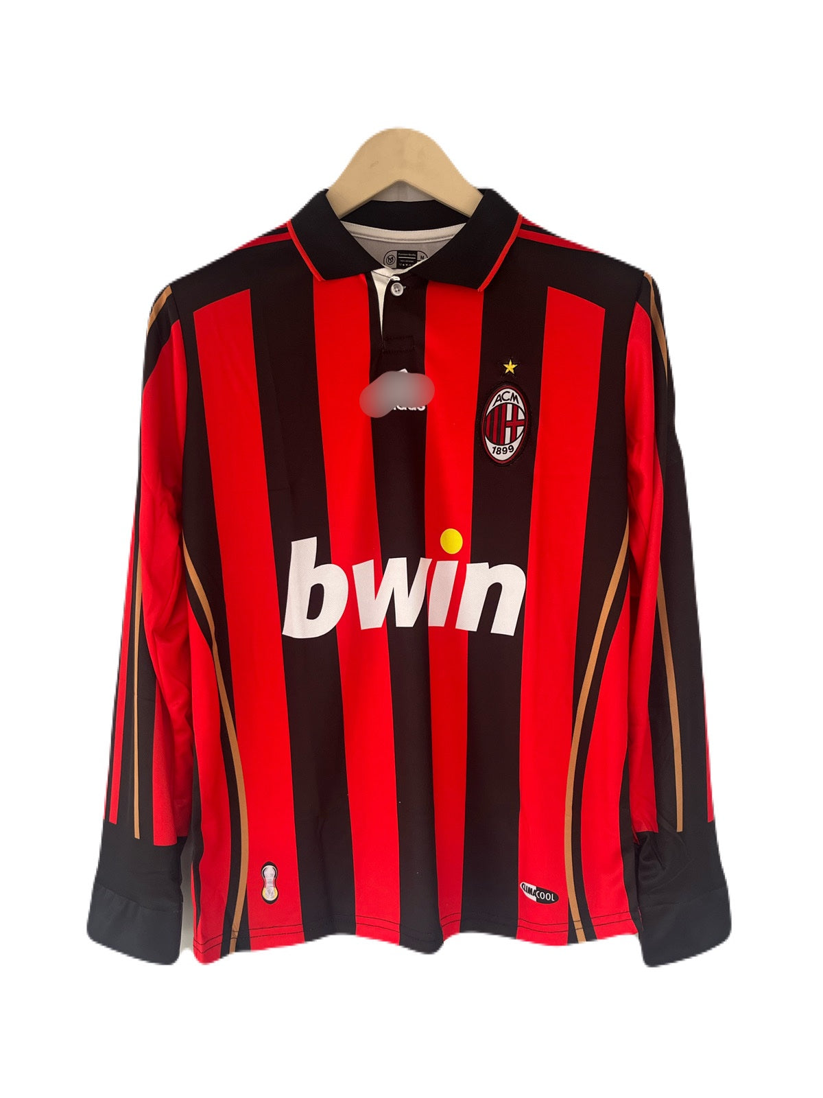 Maldini Ac milan 2006/07 home Embroidery jersey full sleeve - P1779